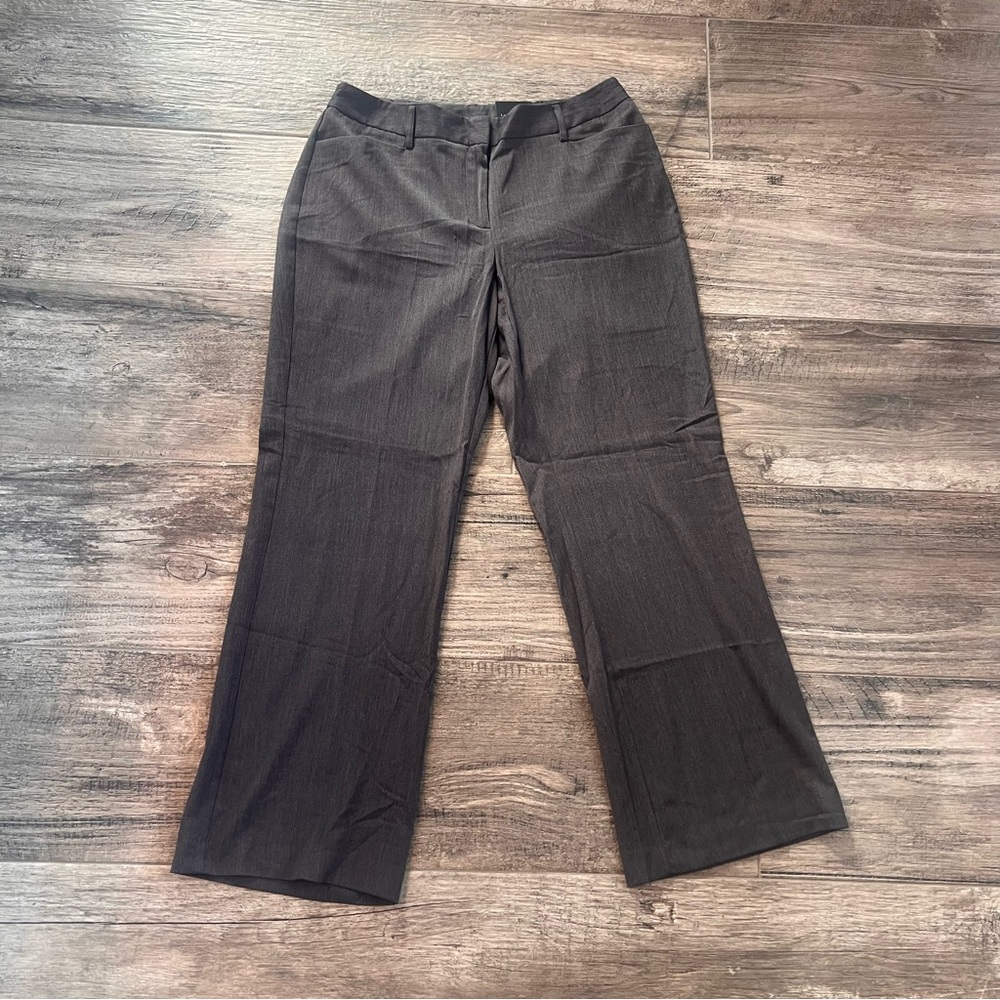 Lane Bryant Pants Women's Size 14 Gray CLASSIC RELAXED TROUSER HOUSTON NWT #129